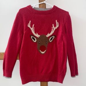 Mini Boden Rudolph Christmas Sweater